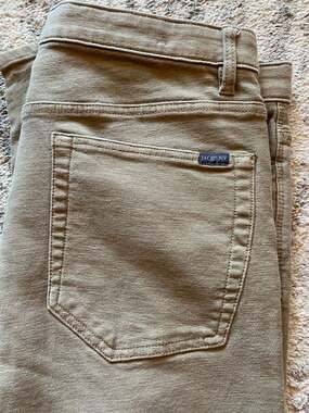 Jachs Boot Pants 34/32 Dark Khaki Stretch Men's 5 Pocket Pants